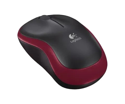 Logitech M185 Optical Wireless USB Red