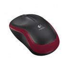 Безжична мишка Logitech M185, Червена