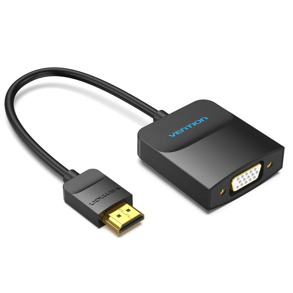 Адаптер Vention HDMI M/VGA F, Черен, 0.15м | VENTION-42154