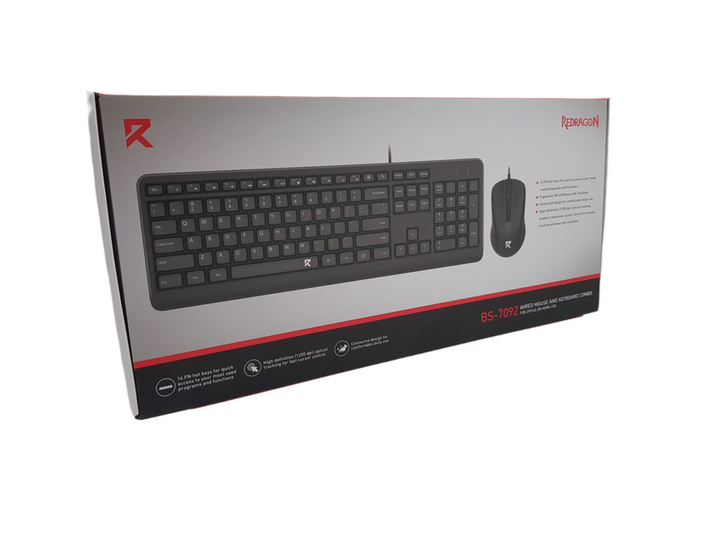 Redragon BS-7092 Keyboard+Mouse USB Black