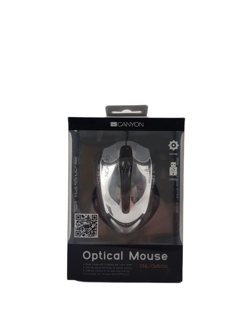 Canyon CNL-CMSO01 Optical wheel Black/Chrome USB