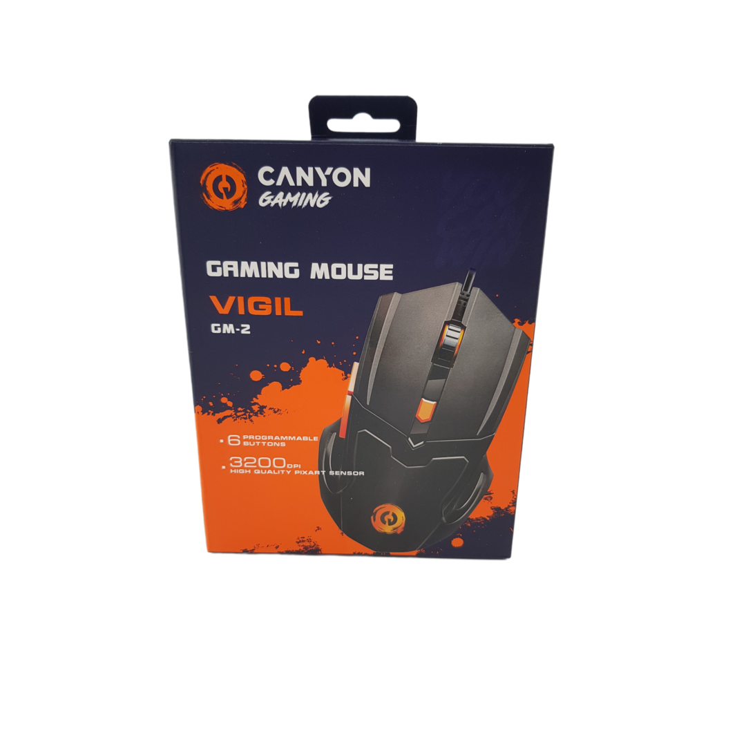 Canyon CND-SGM02 Gaming RGB 6btn Black USB
