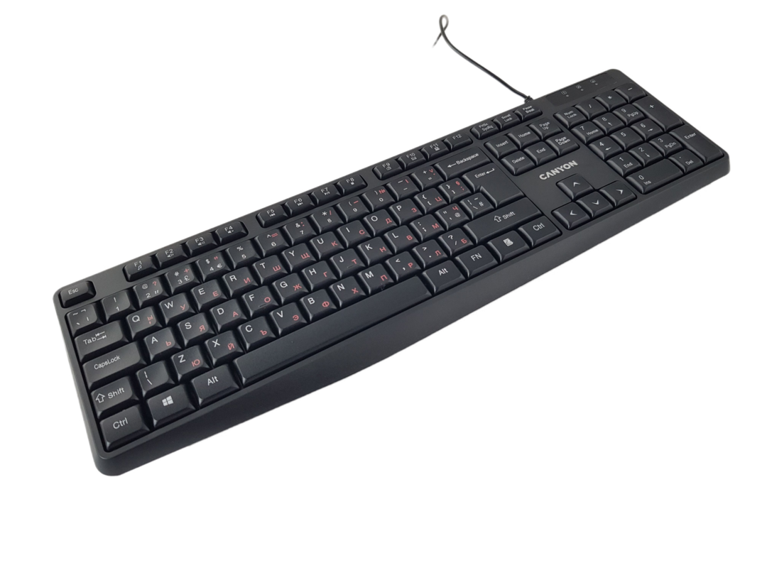 Canyon CNE-CKEY01 Black USB