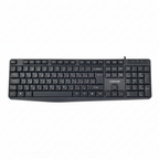 Жична клавиатура Canyon CNE-CKEY01, USB, Черна