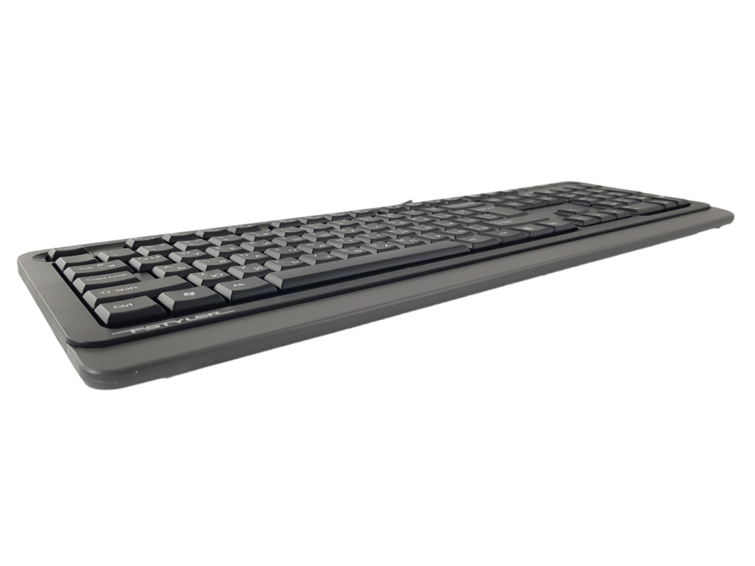 Комплект клавиатура и мишка A4tech - F1010 Fstyler, черен/сив