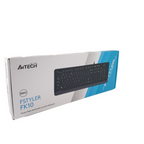 Жична клавиатура A4Tech Fstyler FK10, USB, Черна/Сива