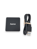 HAMA Multi, USB 3.0, SD/microSD/CF, 5 Gbps, Черен