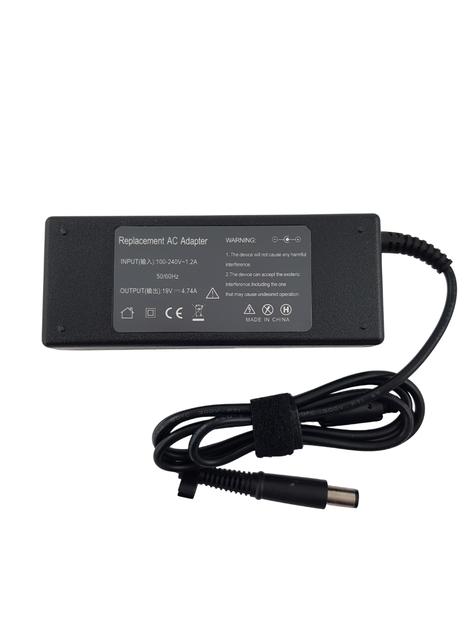 Зарядно устройство за лаптоп HP – 90W (19V / 4.74A)