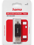 Hama USB 2.0 OTG Card Reader "Basic" – SD / microSD