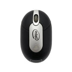 Безжична мишка Intel Branded Mini, Черна/Сребриста