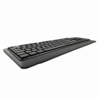 Жична клавиатура Delux K7009BU, USB-А, Черна