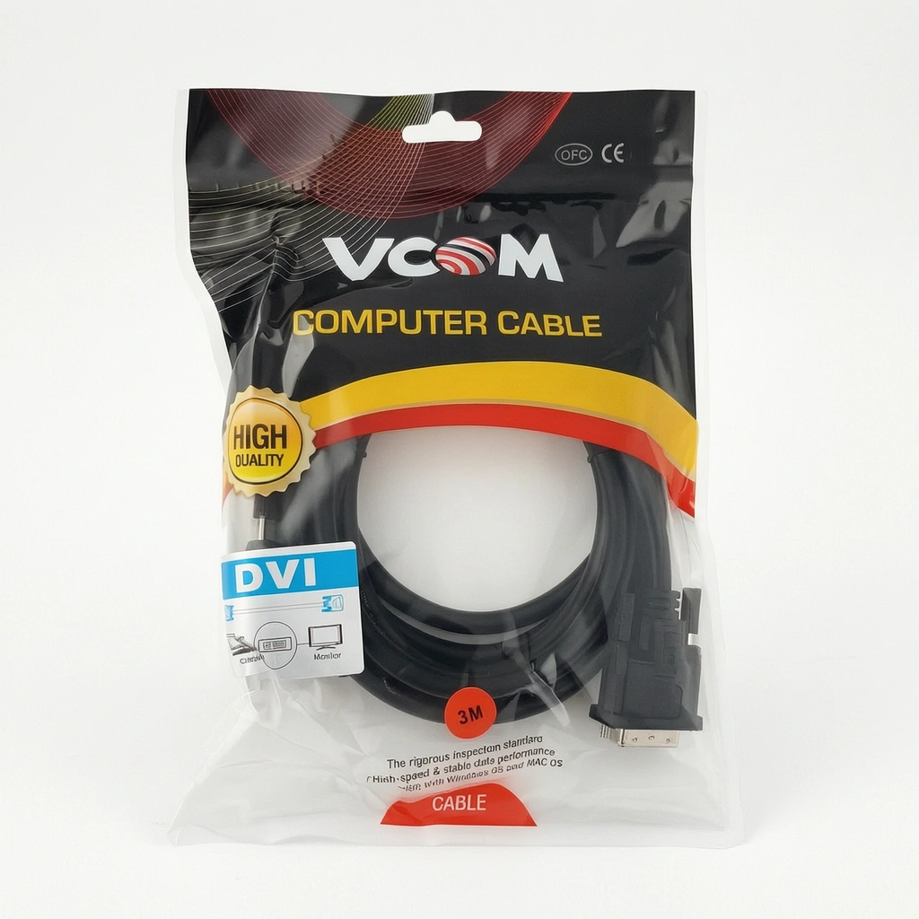 VCOM Кабел DVI-D M-M Dual Link, 3m, CG441-3m