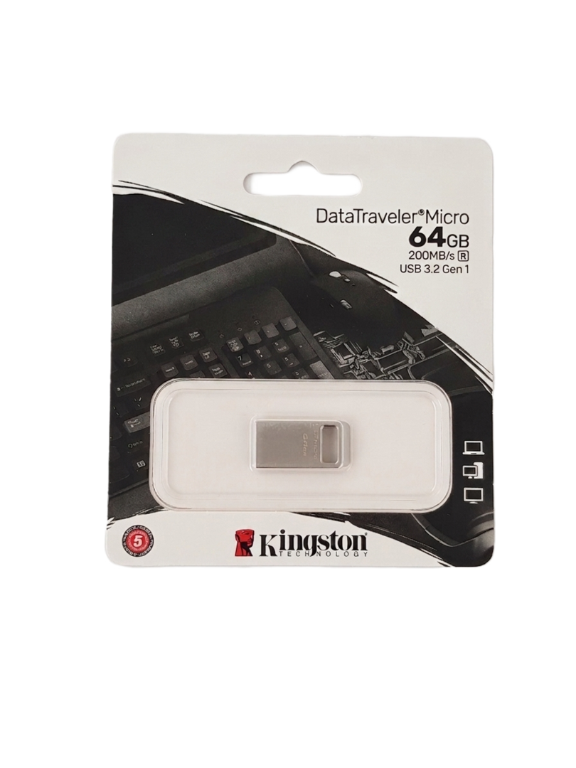 Kingston DataTraveler® Micro USB 3.2 Flash Drive – 64GB