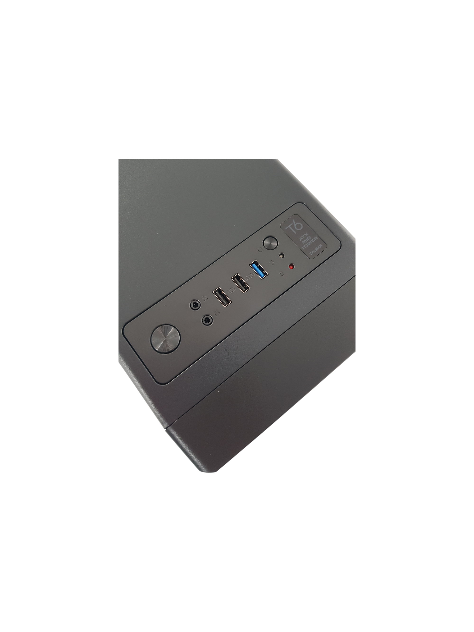 Кутия Zalman T6, ATX, Micro-ATX, Mini-ITX, 1x USB 3.0, черна, без захранване