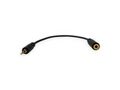 LINDY 2.5mm Male to 3.5mm Female Audio Adapter – 0.20m (No. 35698)