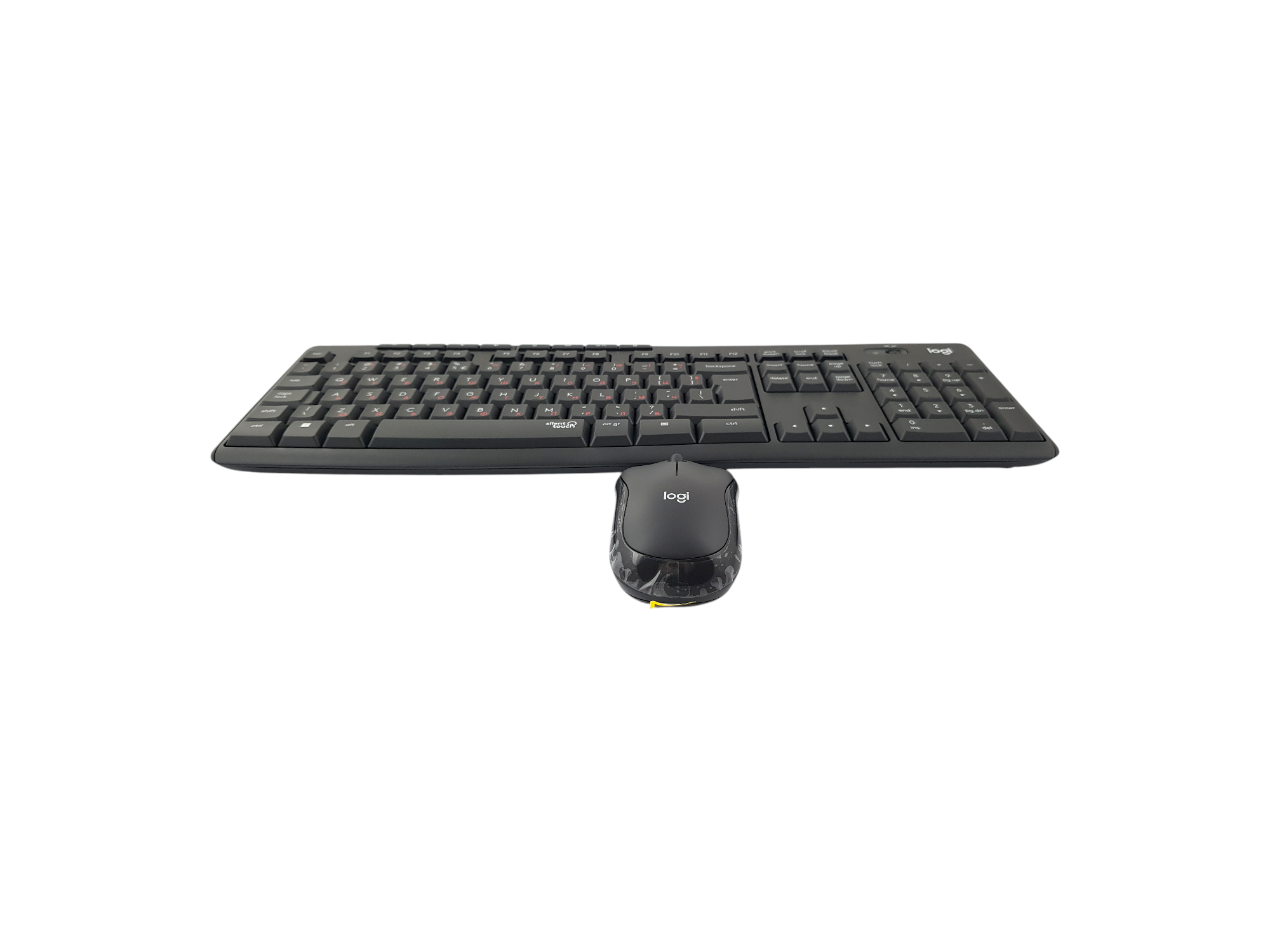 Безжичен комплект Logitech MK295 Silent, черен