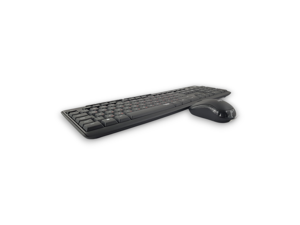 Безжичен комплект Logitech MK295 Silent, черен