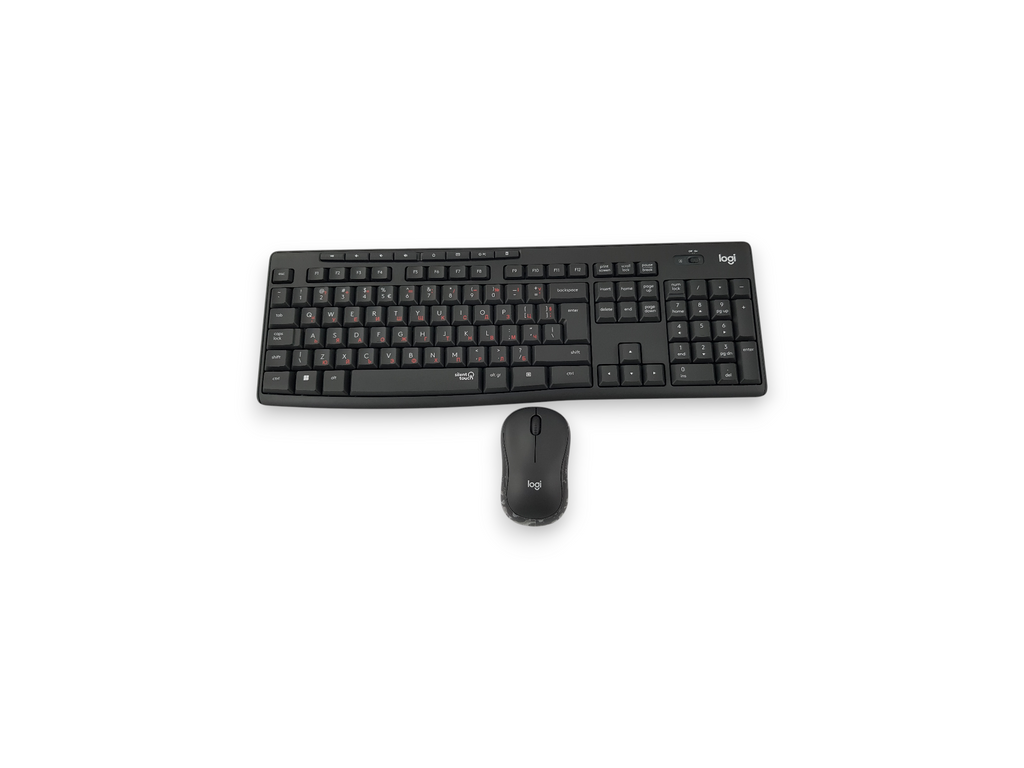 Безжичен комплект Logitech MK295 Silent, черен