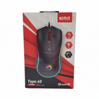 Жична геймърска мишка Marvo M358, RGB, Черна