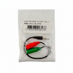 Makki преходник Adapter 3.5mm 4pin M / 2 x 3.5mm F - MAKKI-CBL-SP35