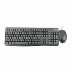 Комплект жична клавиатура и мишка Logitech MK120, USB-А, Черни