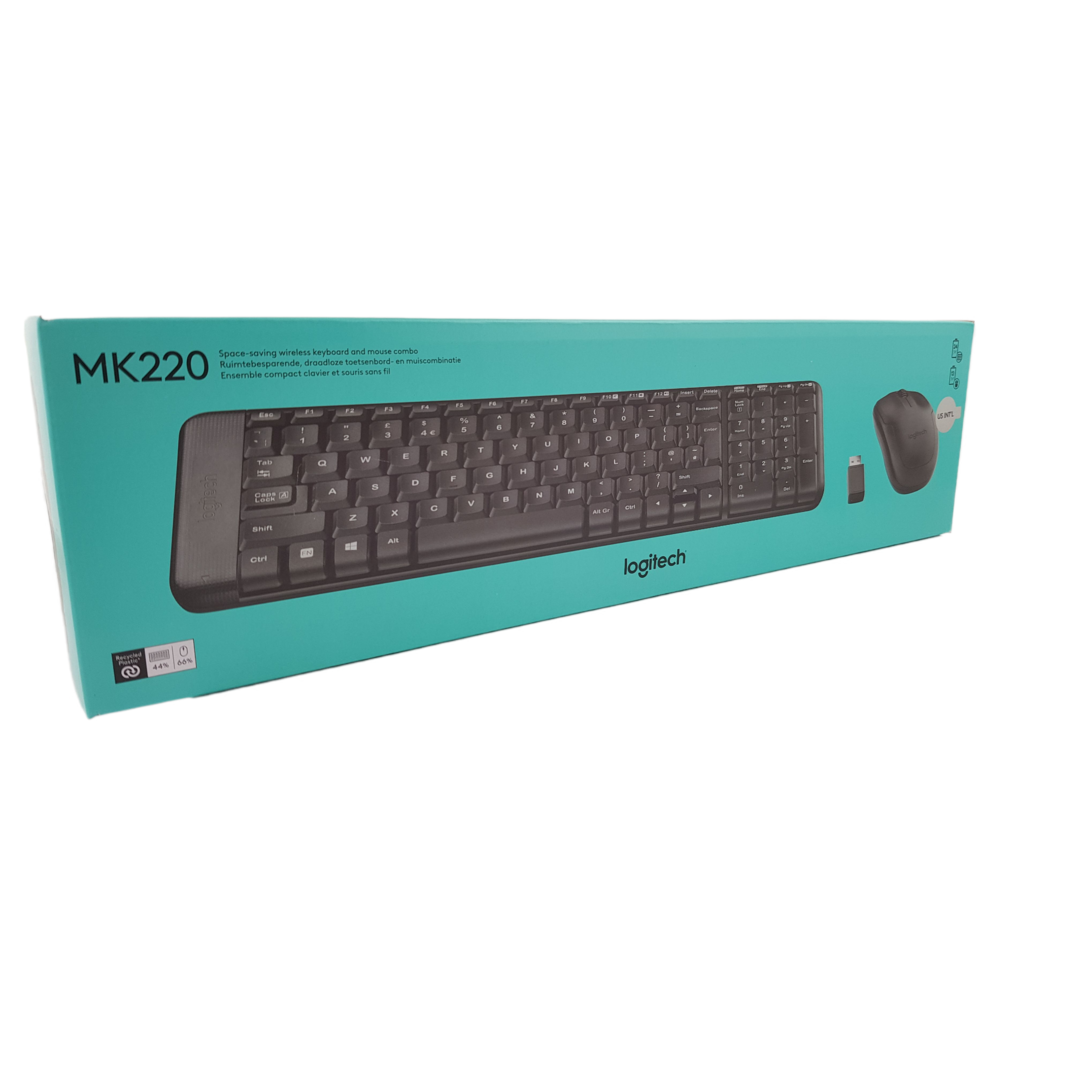 Logitech MK220 Wireless Desktop KBD+Mouse USB