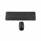 Комплект безжична клавиатура и мишка Logitech MK220 USB receiver, Черни
