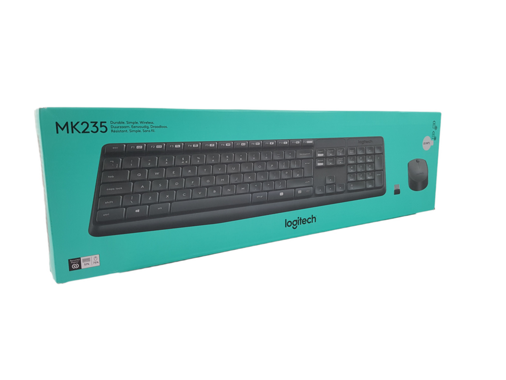 Logitech MK235 Wireless Desktop KBD+Mouse USB
