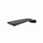 Комплект безжична клавиатура и мишка Logitech MK235 Nano USB receiver, Тъмносиви/Черни
