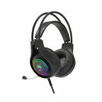 Геймърски слушалки с микрофон Marvo Tactic 30 HG8921, USB, RGB подсветка, черни