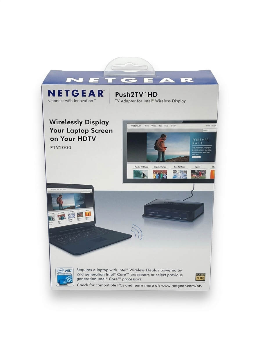 NETGEAR Push2TV HD PTV2000 — TV адаптер за Intel Wireless Display