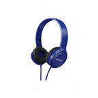 Жични слушалки с микрофон Panasonic RP-HF300ME-A, 3.5 мм жак, сини