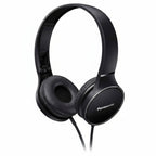 Жични слушалки с микрофон Panasonic RP-HF100, 3.5 мм жак, черни