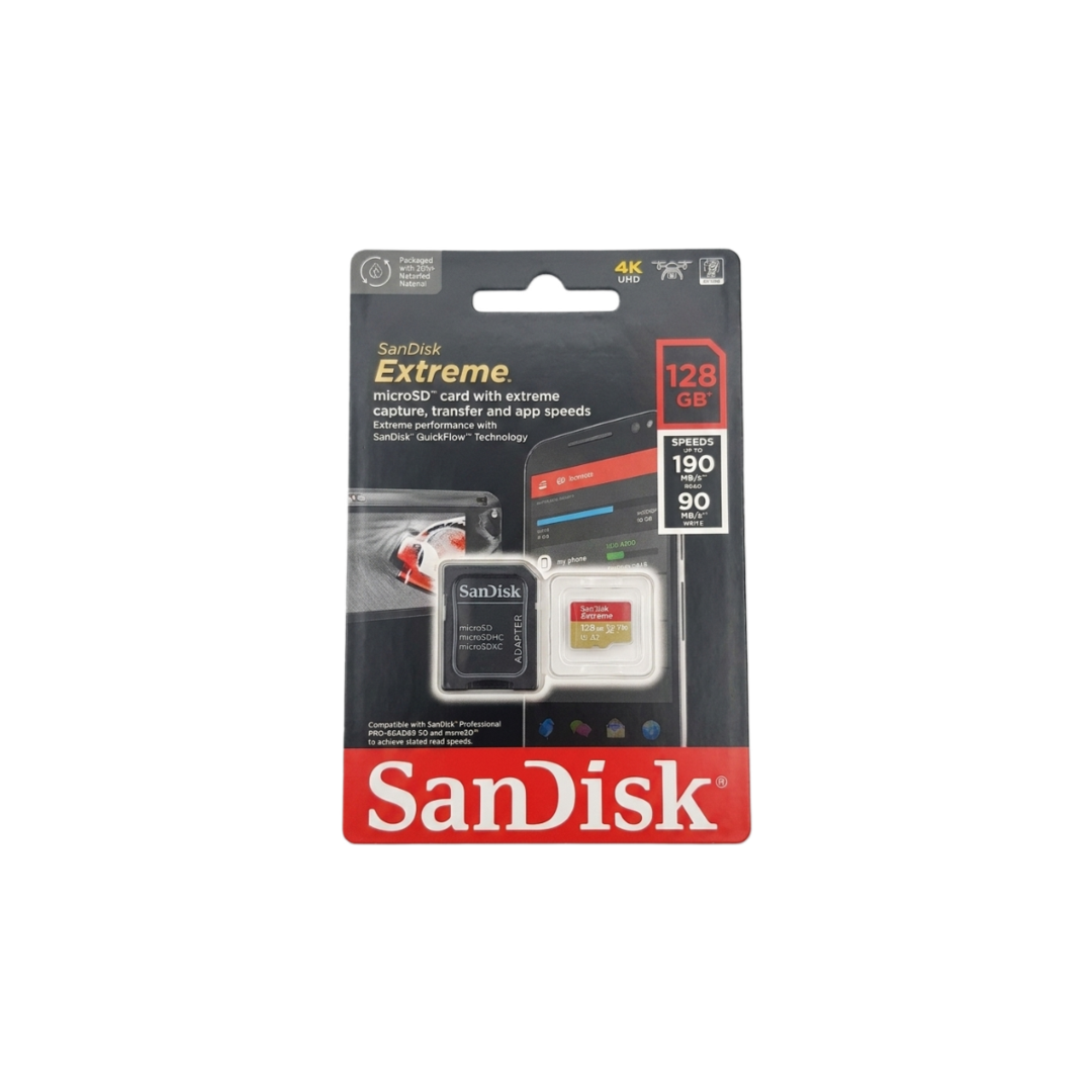 SanDisk Extreme microSDXC™ UHS-I с адаптер – 128GB