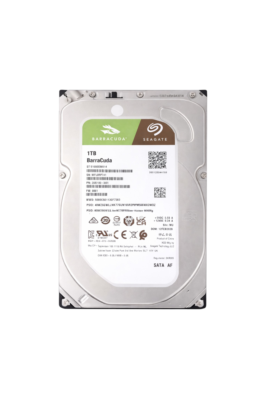 Seagate BarraCuda 1TB ST1000DM014