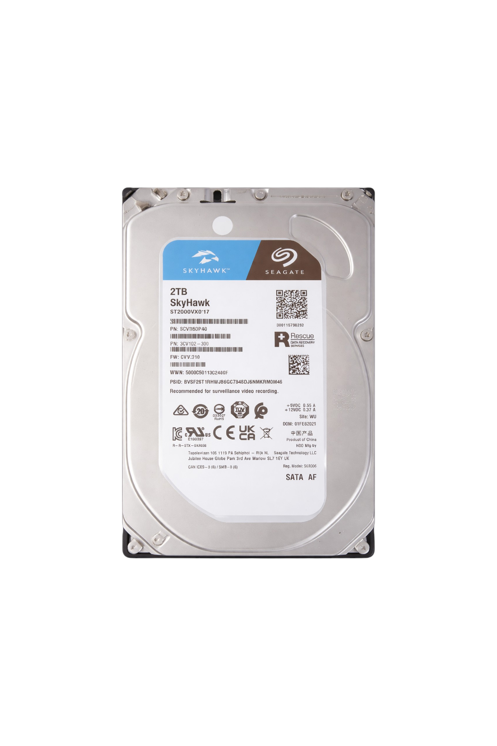 Seagate SkyHawk 2TB ST2000VX017 3.5" SATA HDD