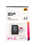 Silicon Power (SP) Elite microSDXC UHS-I Card – 64GB