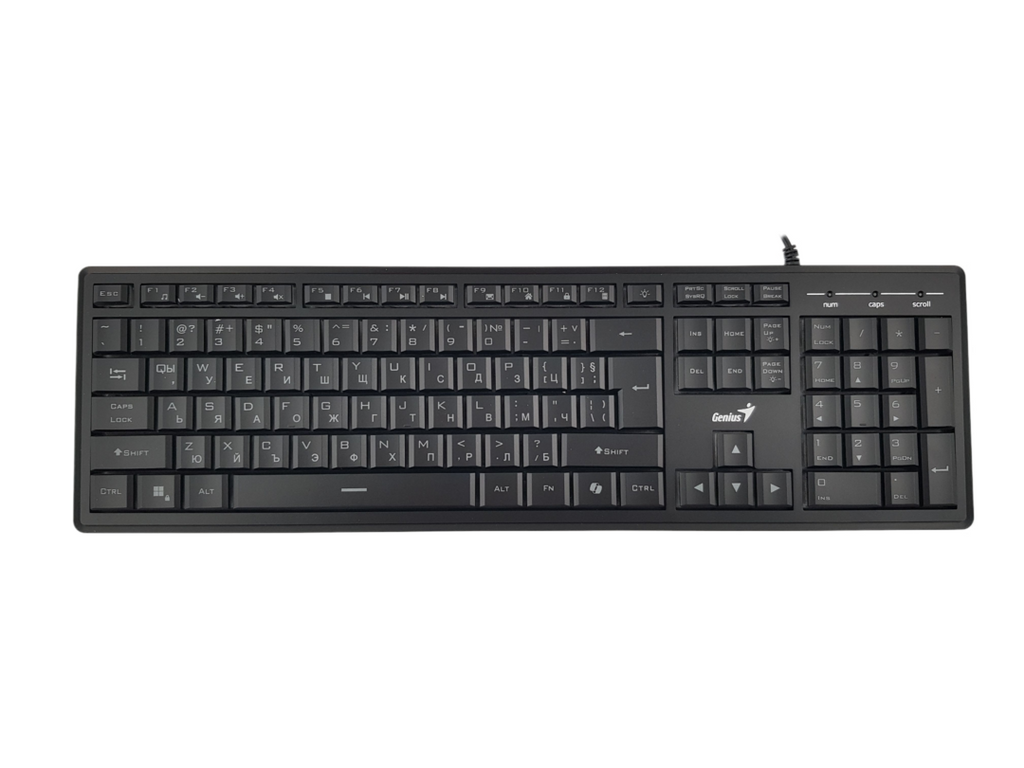 Genius SlimStar 820 Illuminated KBD Black USB
