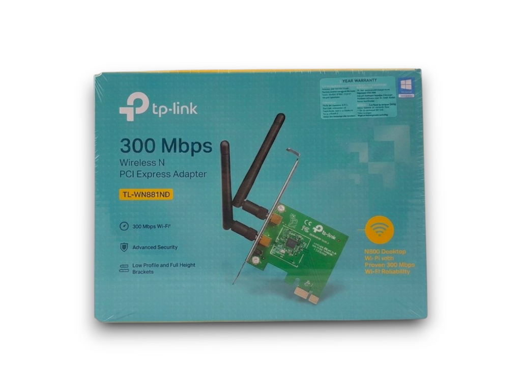 TP-Link 300 Mbps Wireless N PCI Express Adapter (TL-WN881ND)