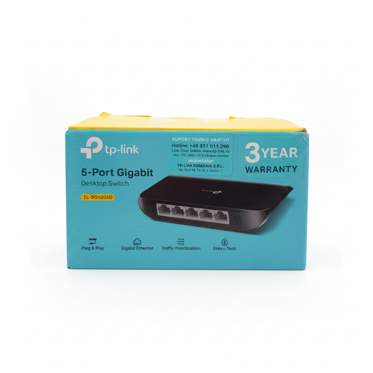 TP-Link 5-Port Gigabit Desktop Switch (TL-SG1005D)