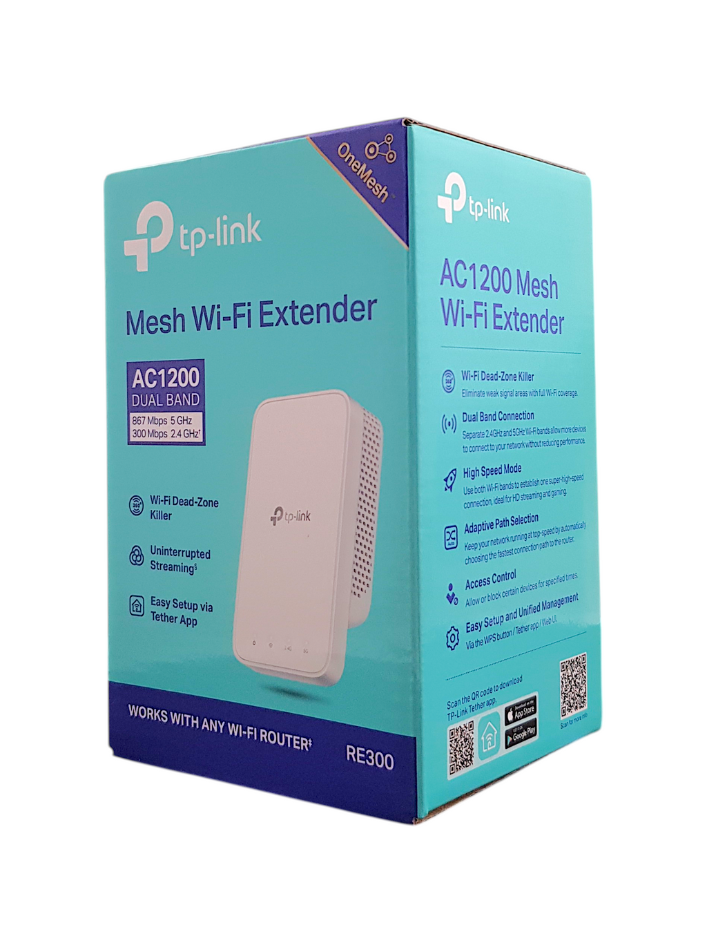 TP-Link RE300 — AC1200 Mesh Wi-Fi Extender