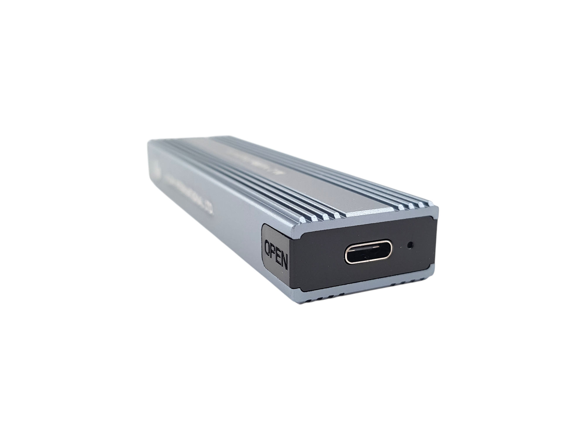 Кутия VCom CU850N, за M.2 SSD, външна, USB Type-C, сива
