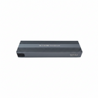 Кутия VCom CU850N, за M.2 SSD, външна, USB Type-C, сива