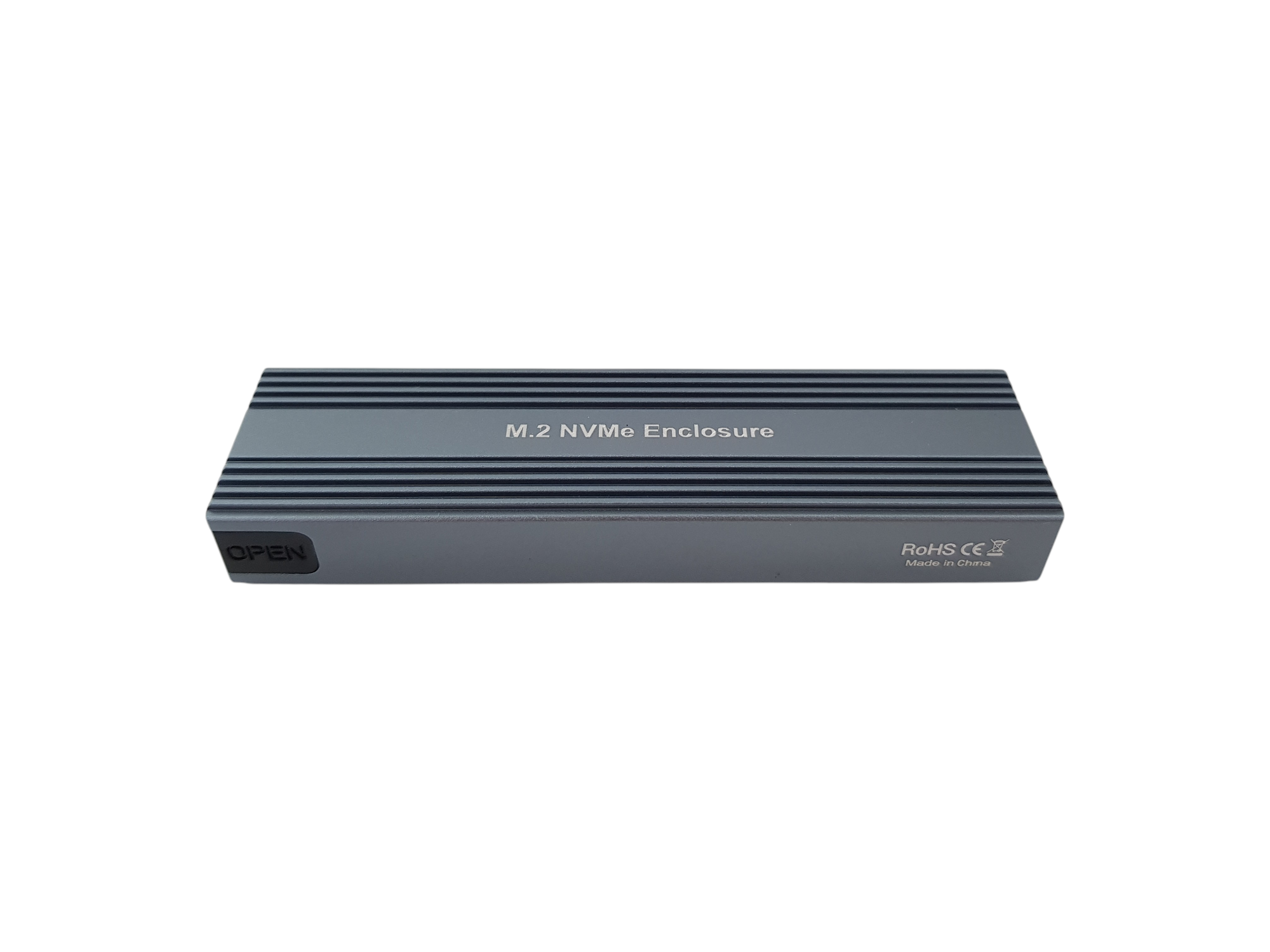 Кутия VCom CU850N, за M.2 SSD, външна, USB Type-C, сива