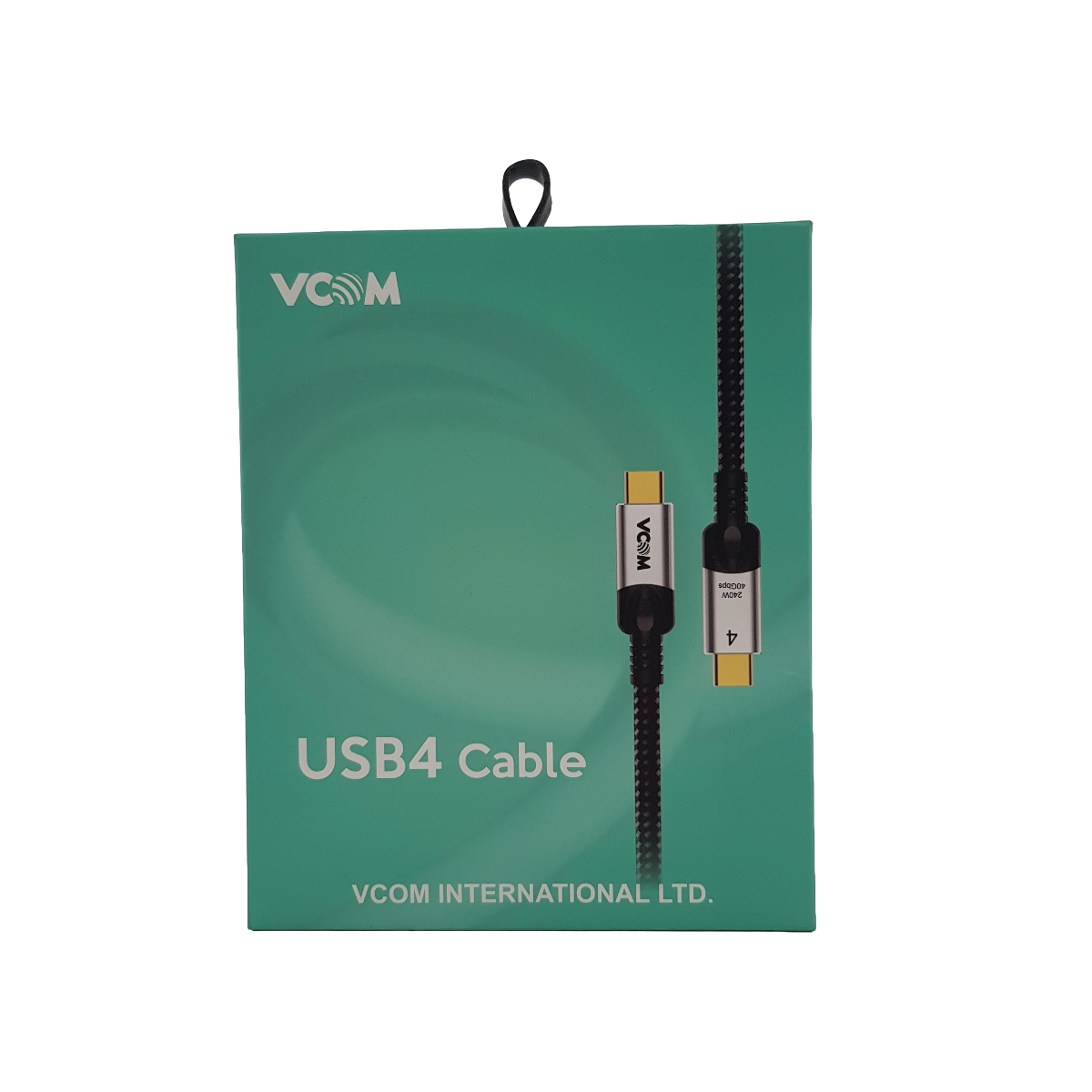 VCom кабел USB4.0 USB-C/USB-C 40Gbps, 240W - CU560-1.2m