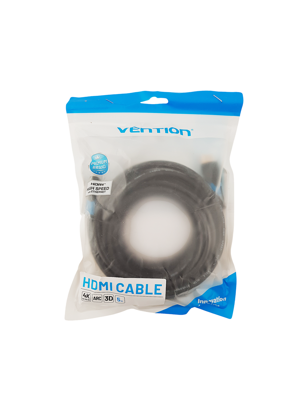 Vention HDMI Cable – 5 m (High Speed with Ethernet) (AACBJ)