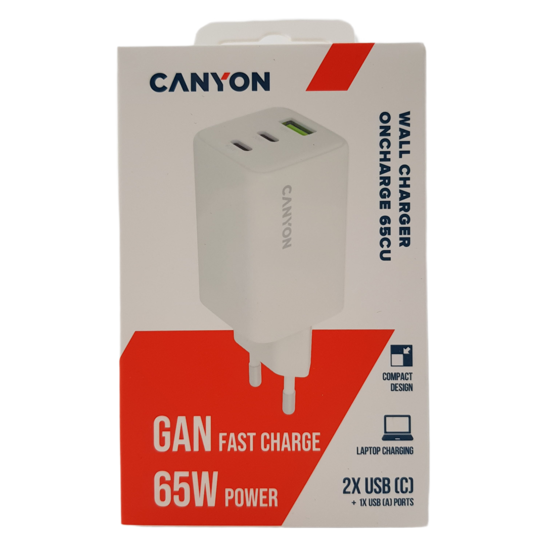 Canyon Wall Charger ONCHARGE 65CU (65W GaN)