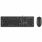 Комплект жична клавиатура и мишка A4Tech Fstyler KK-3330, USB, Черни