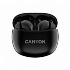 Безжични слушалки Canyon TWS-5, Bluetooth, с микрофон, черни
