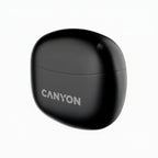 Безжични слушалки Canyon TWS-5, Bluetooth, с микрофон, черни